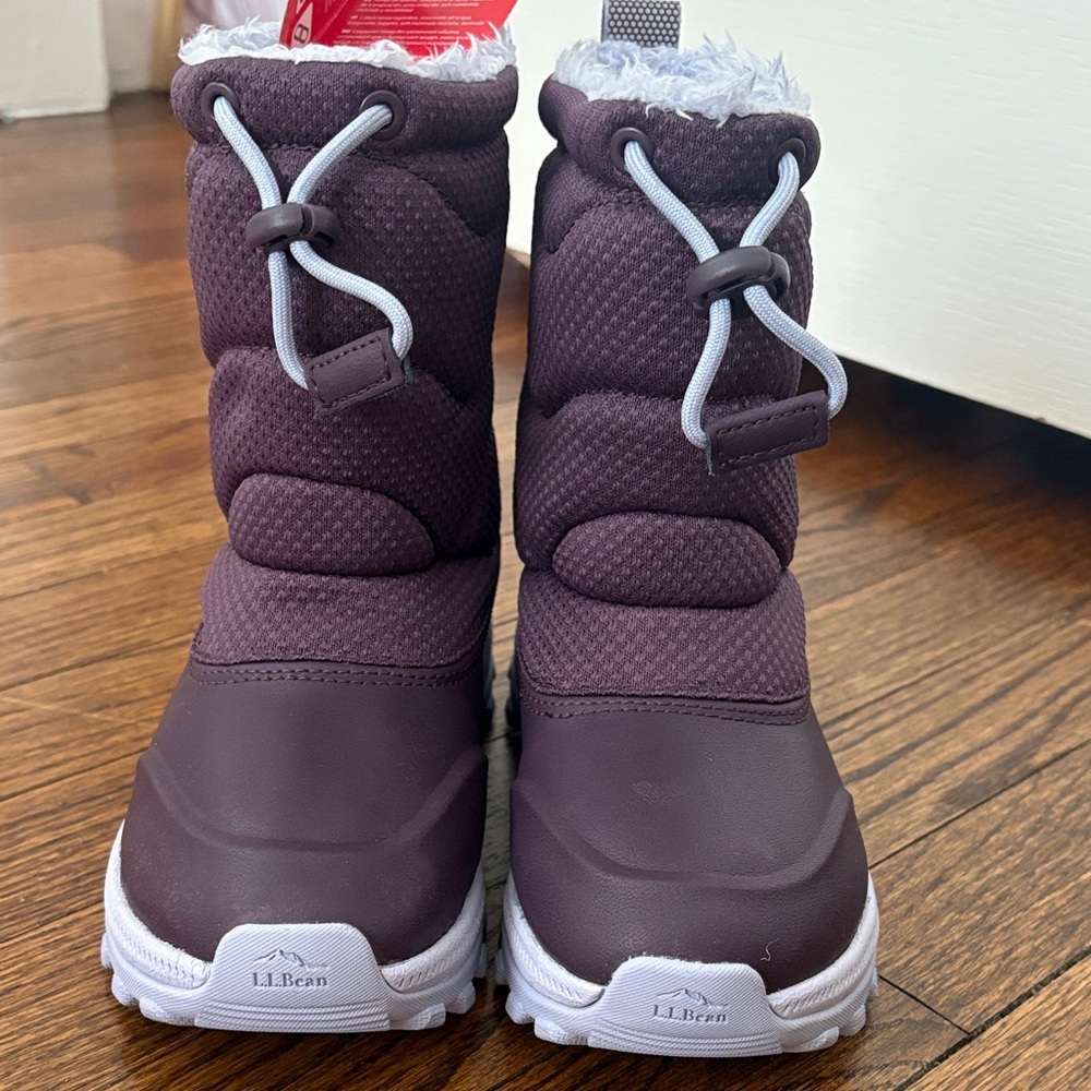L.L. Bean Kids' Dark Purple Snow Boots